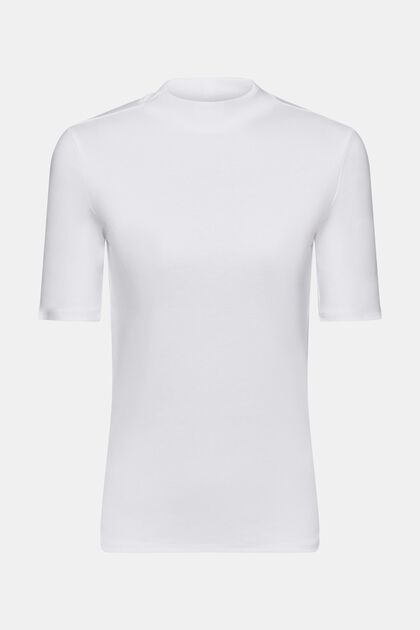 Bavlněné tričko, WHITE, overview