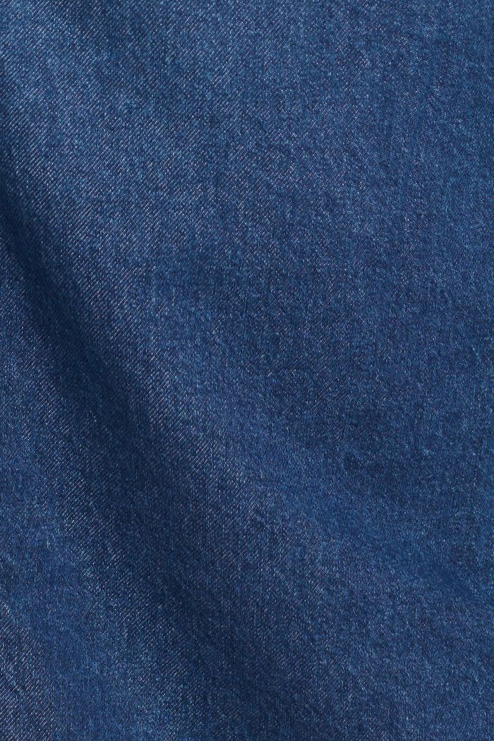 Džínová sukně z bio bavlny, BLUE DARK WASHED, detail image number 6