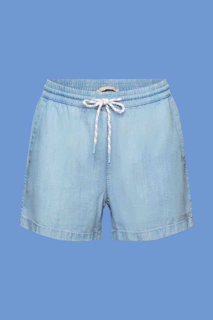 Džínové šortky bez zapínání, TENCEL™, BLUE BLEACHED, detail image number 6