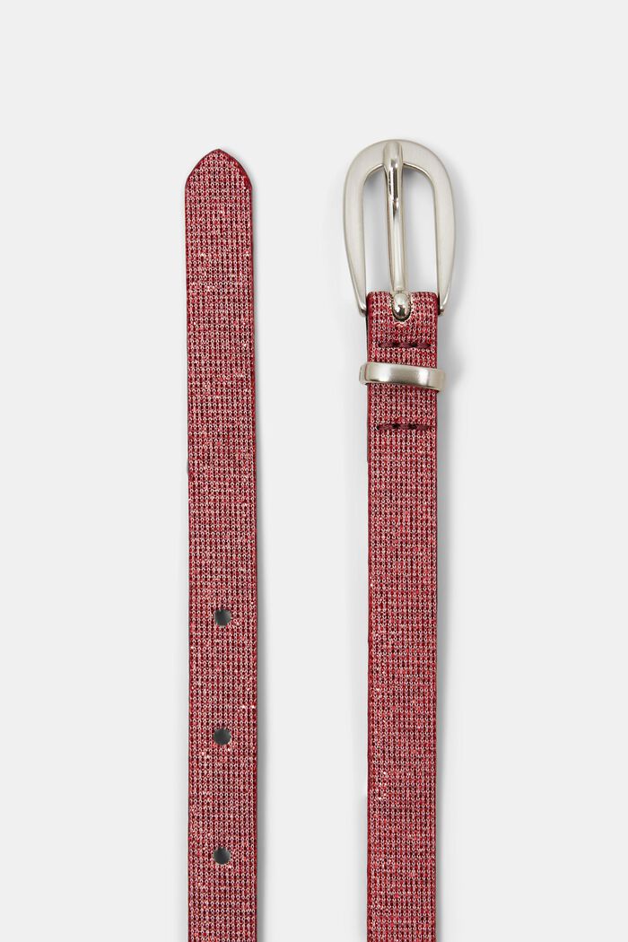 Úzký třpytivý pásek, RED, detail image number 1