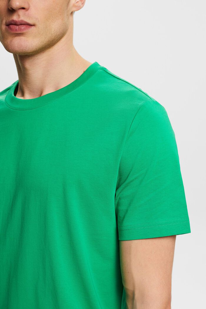 Žerzejové tričko s kulatým výstřihem, NEW GREEN, detail image number 2