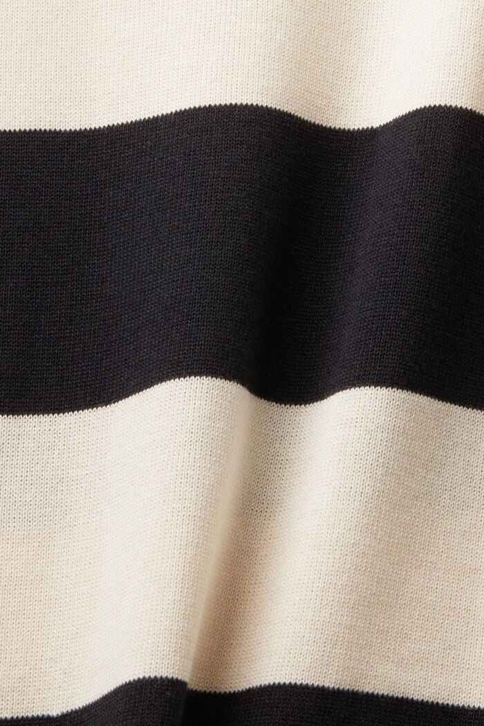 Pruhovaný pulovr bez rukávů, CREAM BEIGE, detail image number 5