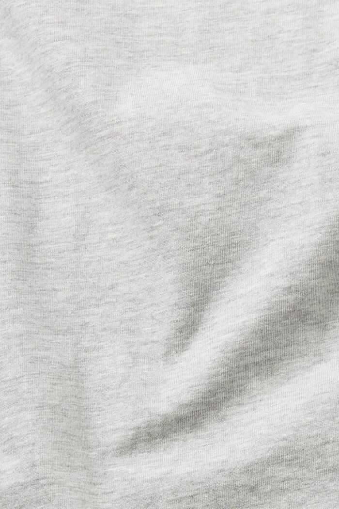 Tričko ze směsi s bavlnou, LENZING™ ECOVERO™, LIGHT GREY, detail image number 6