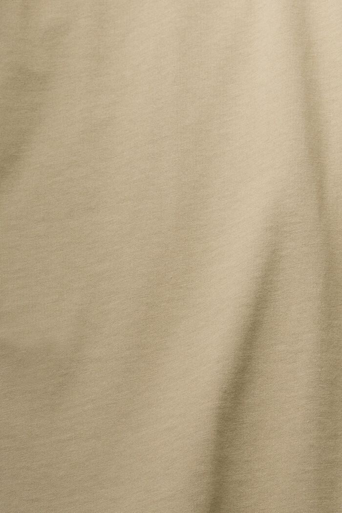 Tričko s pohodovým střihem, PALE KHAKI, detail image number 5