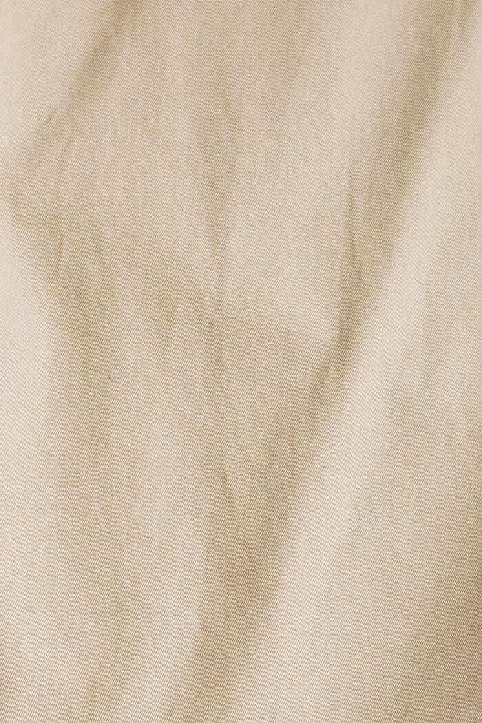 Šortky s pasem na gumu, 100% bavlna, LIGHT BEIGE, detail image number 1