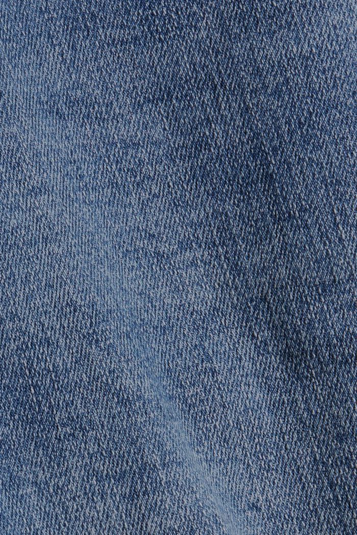 Pouzdrová sukně z denimu, bio bavlna, BLUE DARK WASHED, detail image number 4