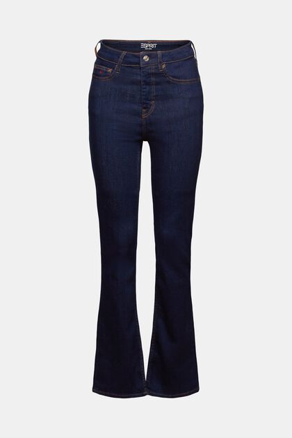 Bootcut džíny s vysokým pasem