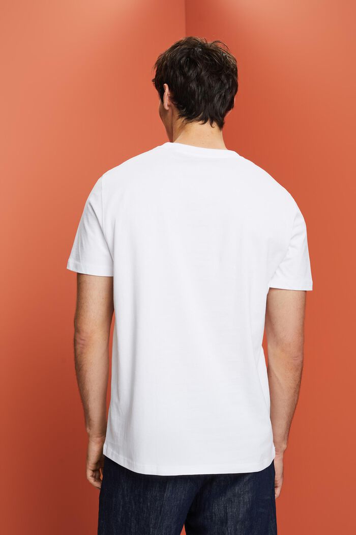 Tričko s potiskem vpředu, 100% bavlna, WHITE, detail image number 3