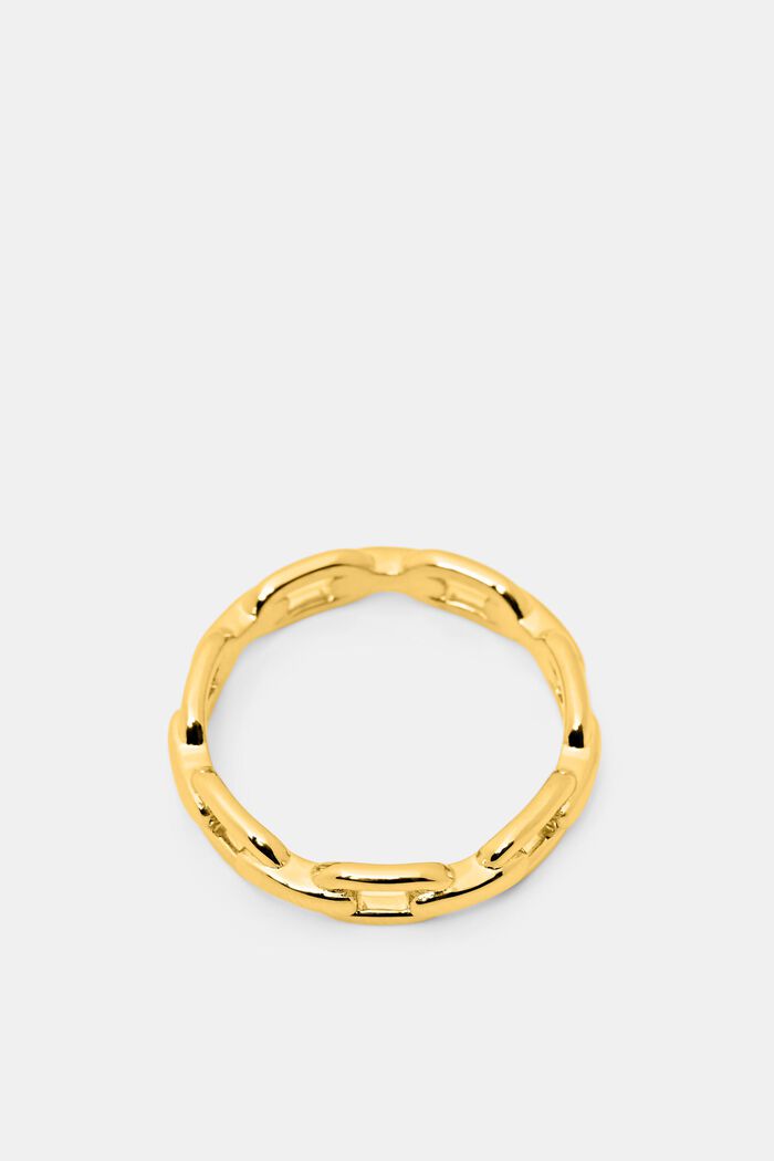 Řetízkový prsten, sterlingové stříbro, GOLD, detail image number 0