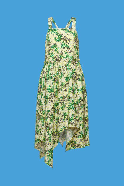 Květované mini šaty s řasením
