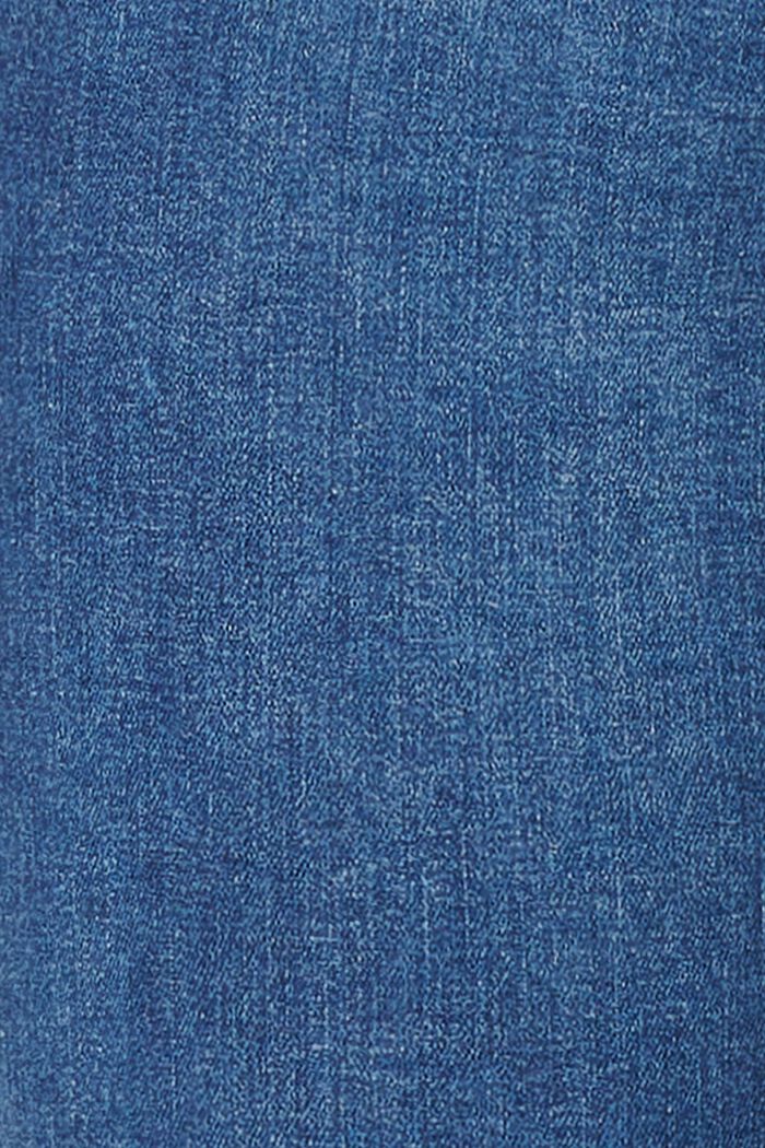 Džíny s pasem přes bříško, bio bavlna, BLUE MEDIUM WASHED, detail image number 3