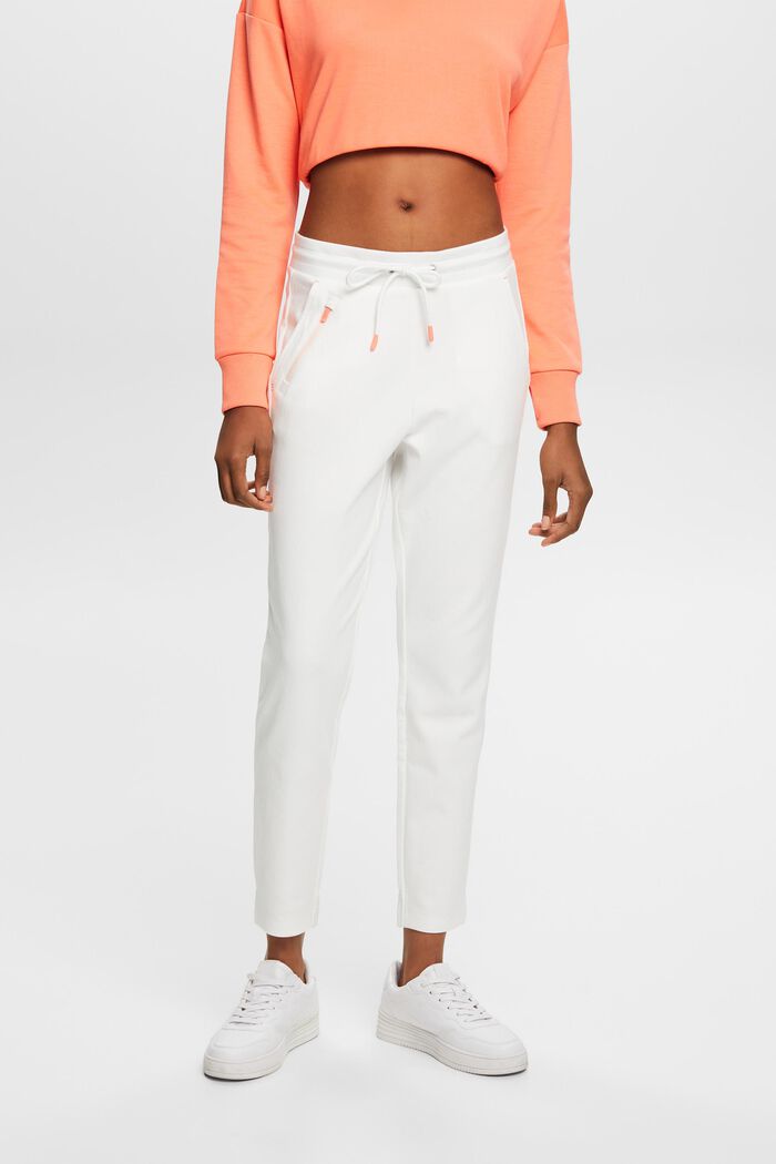 Teplákové kalhoty s obráceným zipem, OFF WHITE, detail image number 0