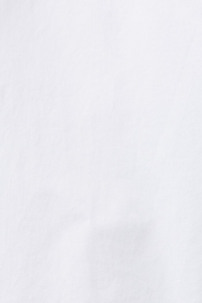 Košilová halenka volného střihu, WHITE, detail image number 5