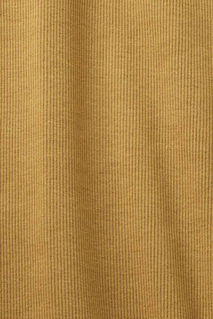 Tílko z žebrového žerzeje, strečová bavlna, TOFFEE, detail image number 4