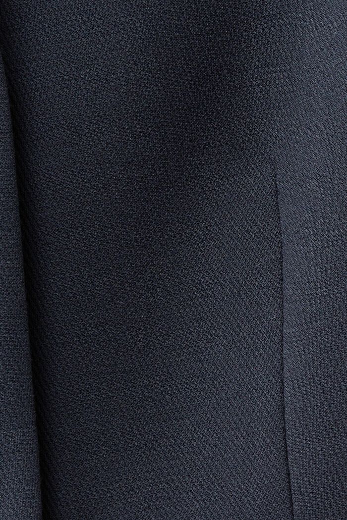 Vypasovaný kabát s límcem s obrácenými klopami, BLACK, detail image number 6