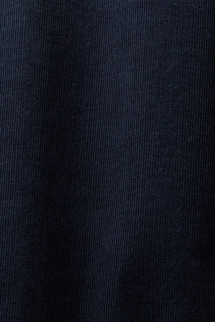 Manšestrová košile, 100% bavlna, PETROL BLUE, detail image number 5