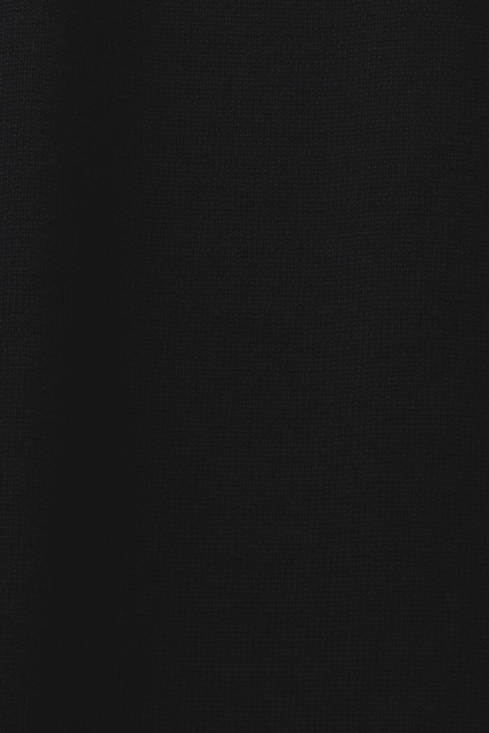 Svetrové šaty s lodičkovým výstřihem, BLACK, detail image number 5