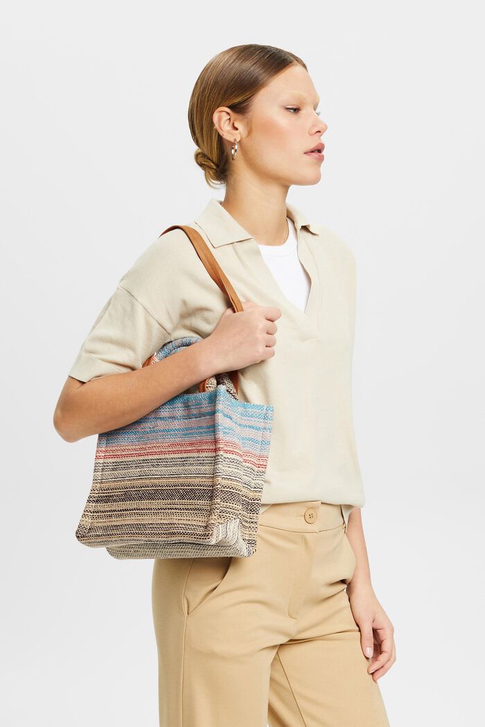 Malá nákupní taška ve vícebarevném provedení, MULTI COLOUR, detail image number 3