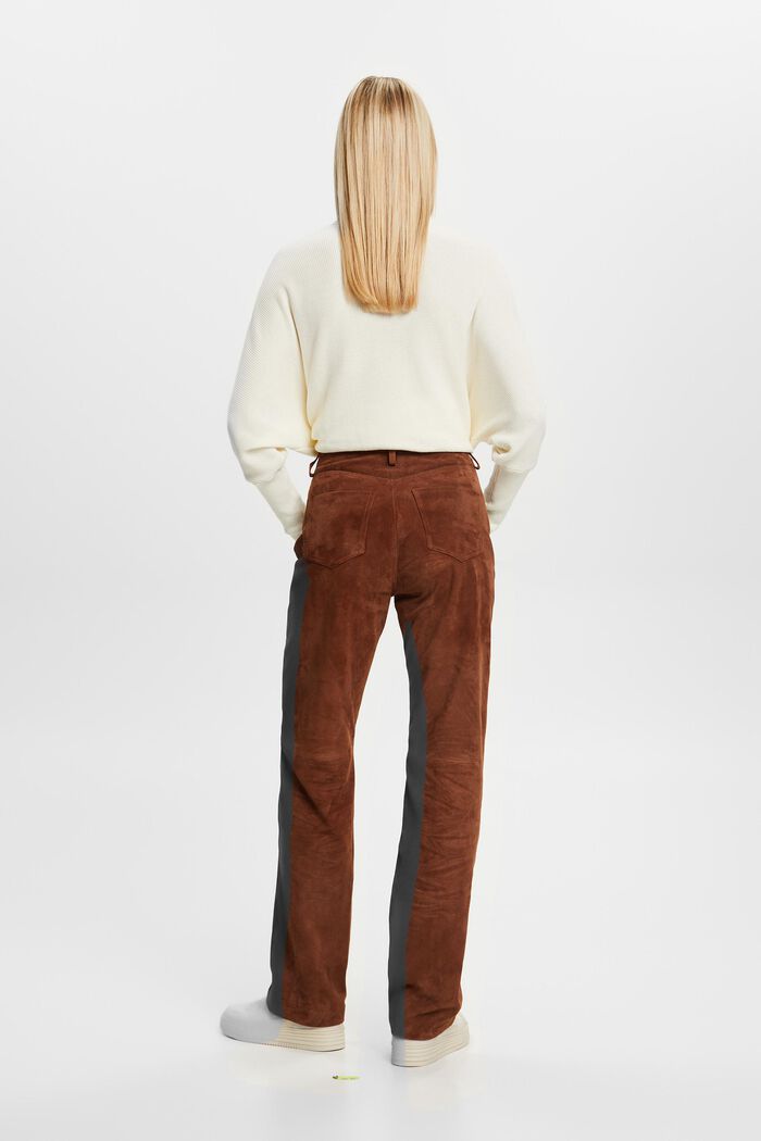 Semišové kalhoty s rovnými nohavicemi, BARK, detail image number 4