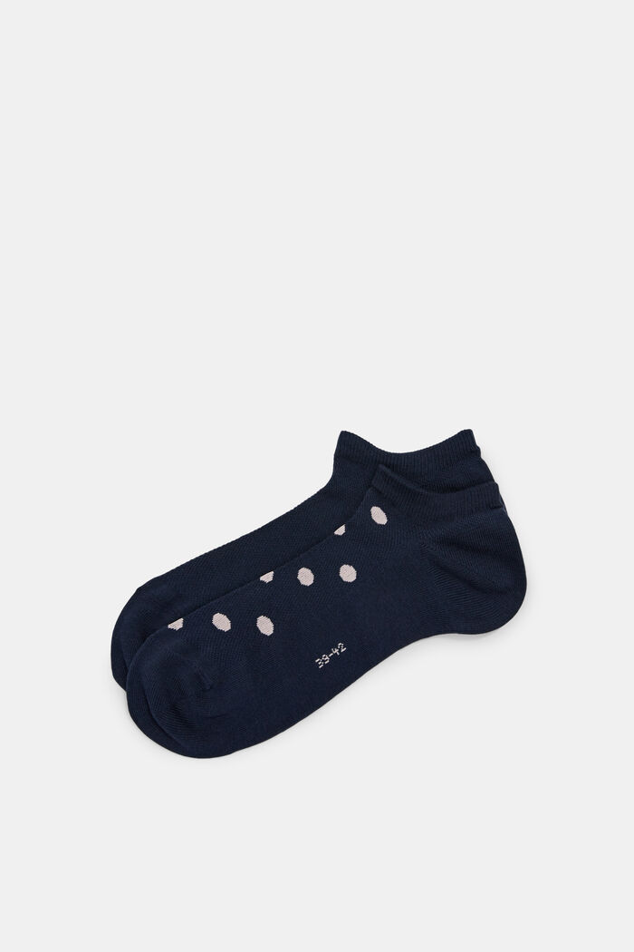 2 párů ponožek do tenisek se síťovinou, bio bavlna, MARINE, detail image number 0