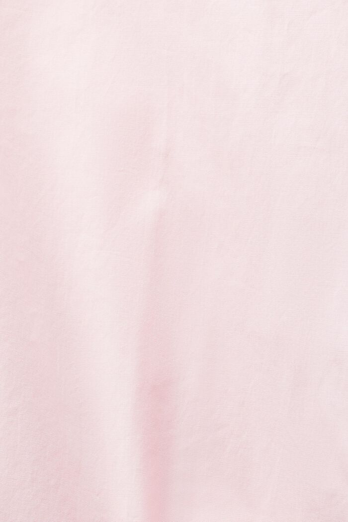 Propínací košile z bavlněného popelínu, PASTEL PINK, detail image number 5