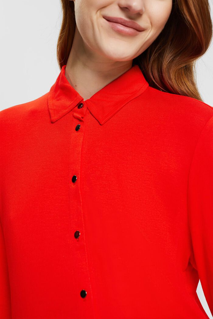 Tričko s dlouhým rukávem, LENZING™ ECOVERO™, RED, detail image number 0