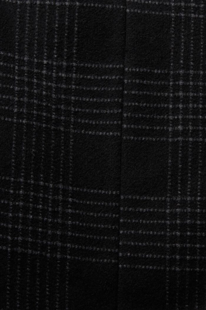 Vatovaný kabát ze směsi s vlnou, s odepínací podšívkou, ANTHRACITE, detail image number 4