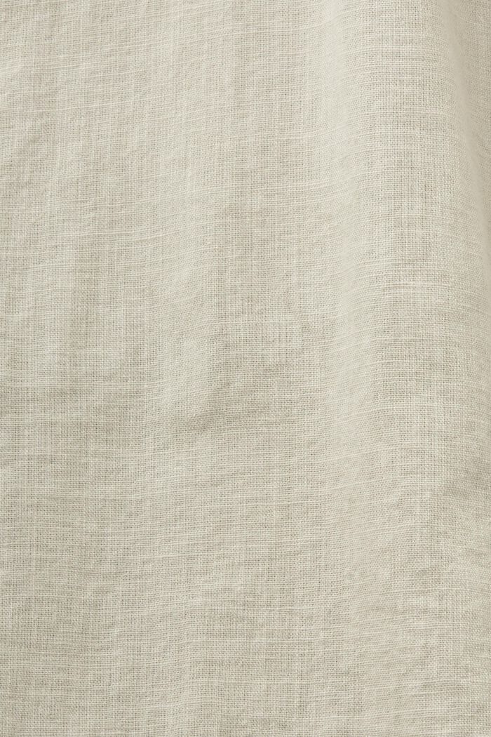 Halenka z udržitelné bavlny, krátký rukáv, DUSTY GREEN, detail image number 4