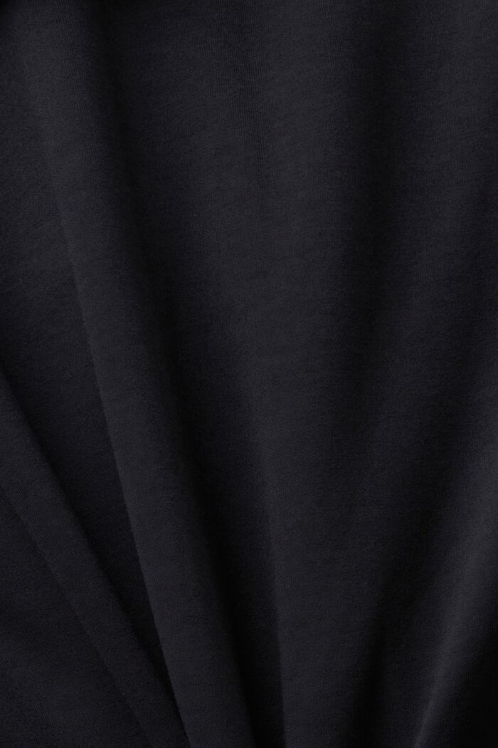 Mikina s kapucí a zipem, BLACK, detail image number 4