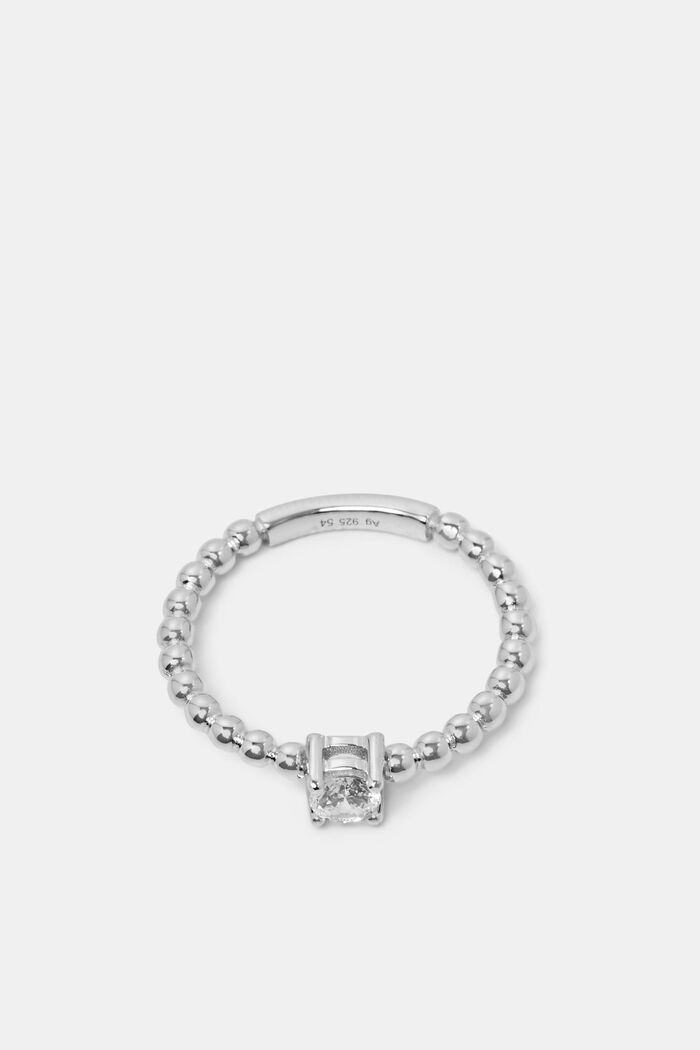 Prsten se zirkony, sterlingové stříbro, SILVER, detail image number 0