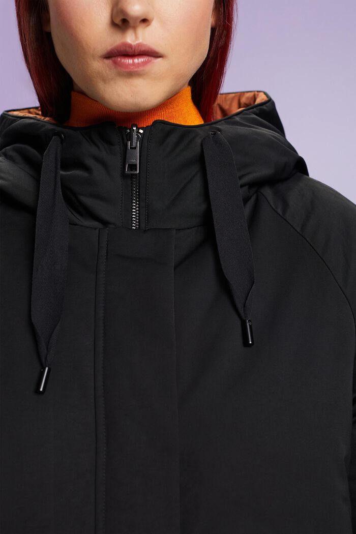 Oboustranný péřový kabát, BLACK, detail image number 2