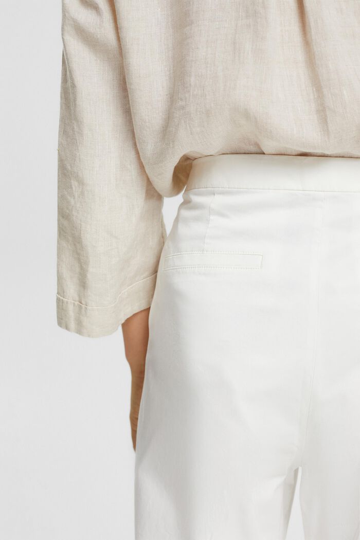 Kalhoty s vysokým pasem, WHITE, detail image number 3