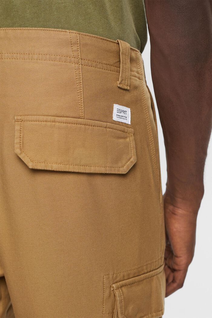 Cargo kalhoty z bavlny, CAMEL, detail image number 4