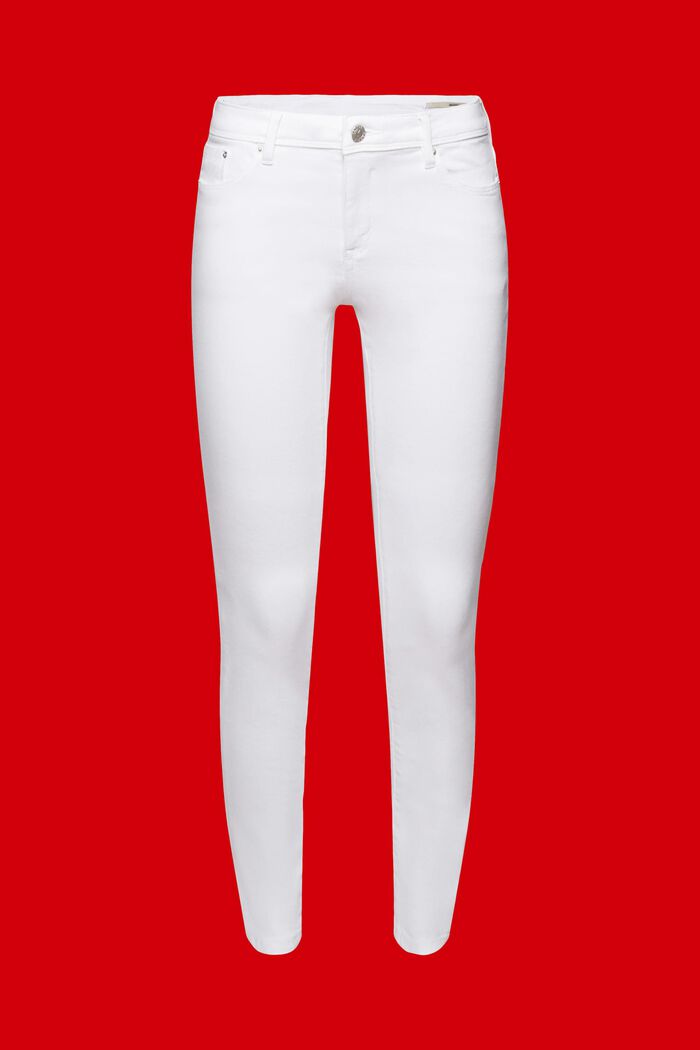 Bavlněné skinny džíny, WHITE, detail image number 6