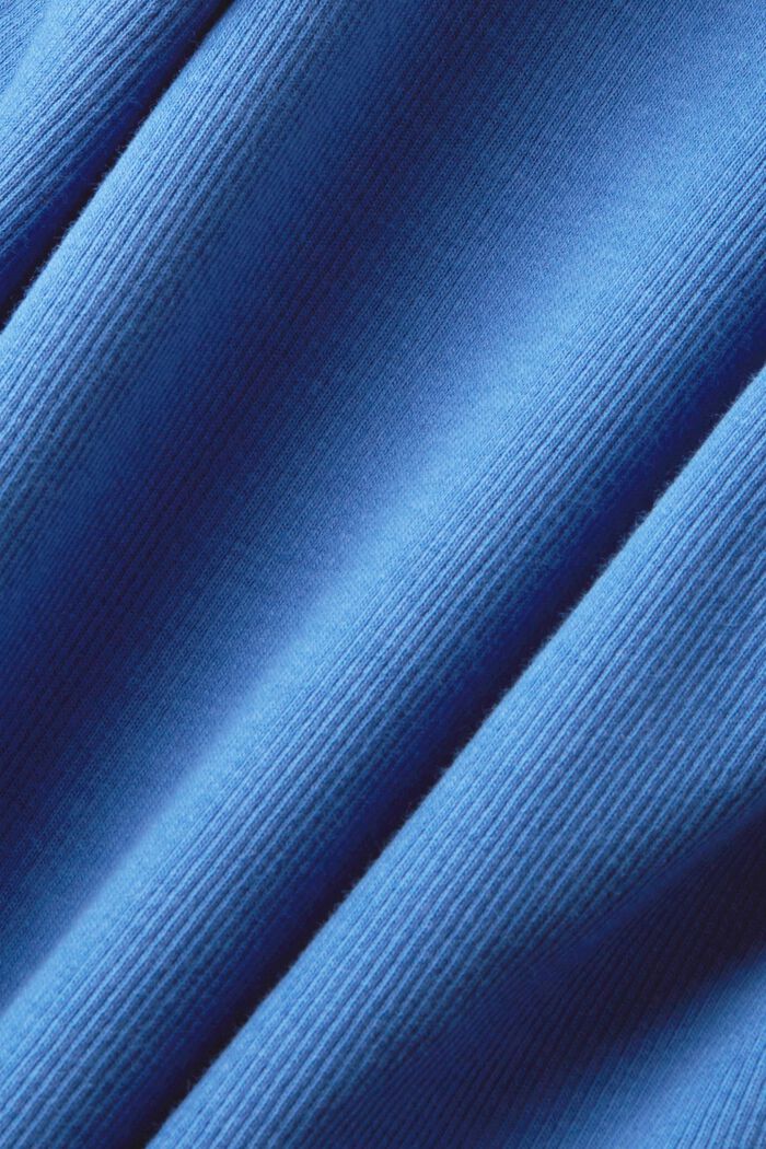 Žebrové žerzejové šaty, GREY BLUE, detail image number 6