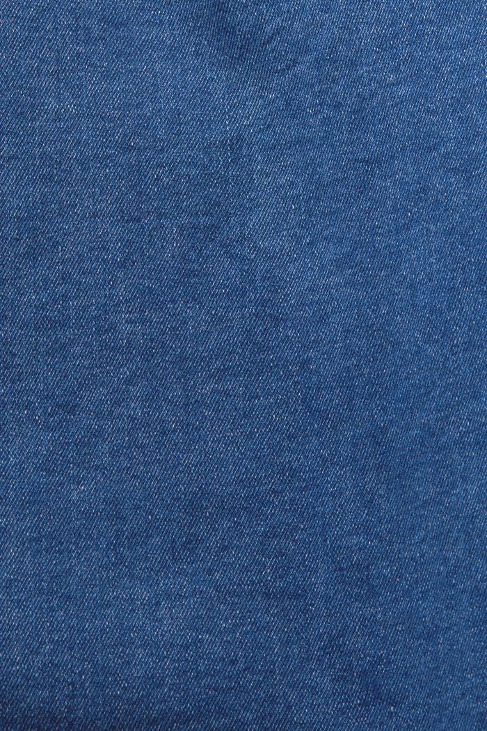 Denimové mini šaty v košilovém stylu, BLUE MEDIUM WASHED, detail image number 4