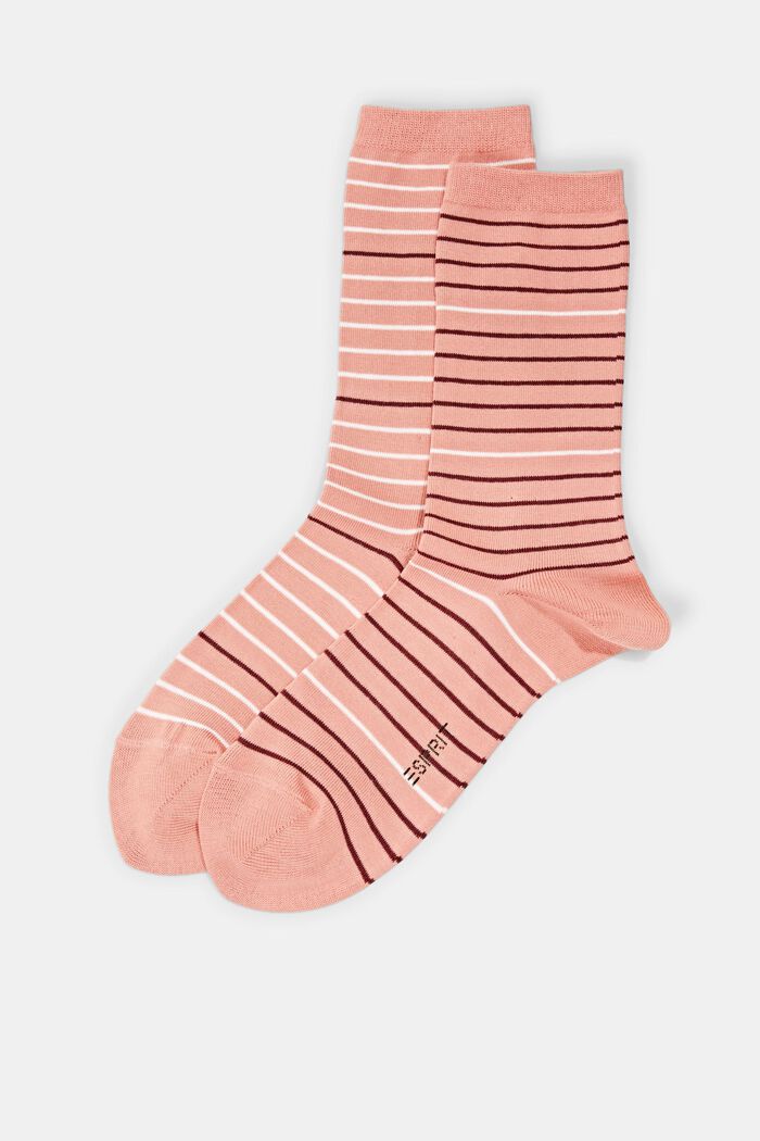Proužkované ponožky, balení 2 ks, WILD ROSE, detail image number 0