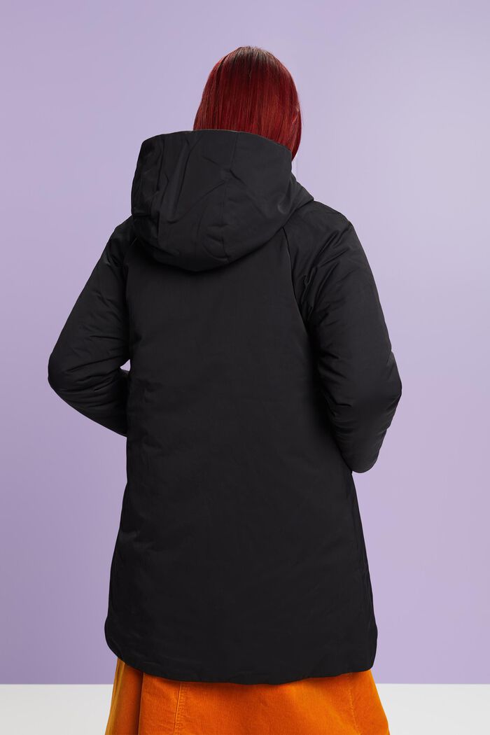 Oboustranný péřový kabát, BLACK, detail image number 4