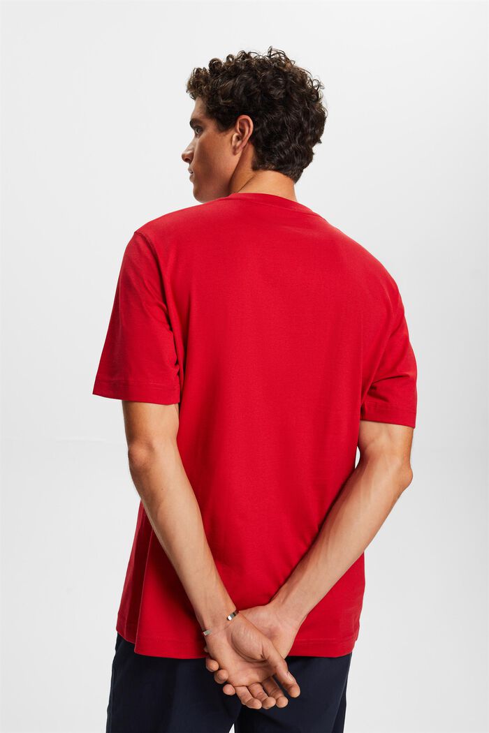 Tričko s krátkým rukávem a s logem, DARK RED, detail image number 3
