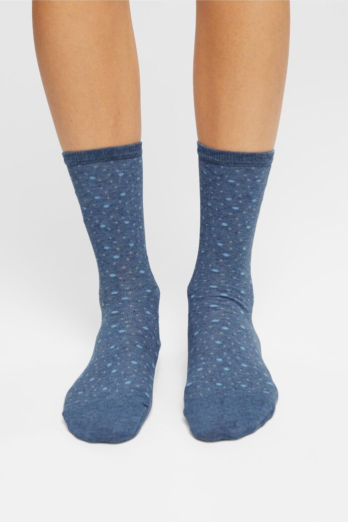 2 páry ponožek, bio bavlna, LIGHT DENIM, detail image number 0
