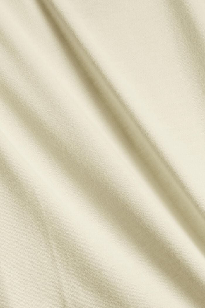 Sametový svrchní pyžamový díl, 100% bio bavlna, PASTEL YELLOW, detail image number 4