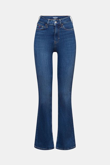 Prémiové Bootcut džíny s vysokým pasem