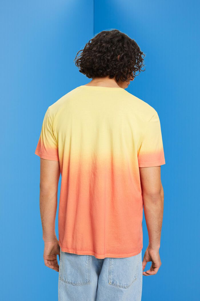 Dvoubarevné tričko s přechodem barev, LIGHT YELLOW, detail image number 3