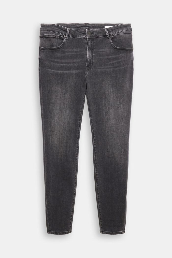 CURVY – strečové džíny, GREY DARK WASHED, detail image number 2