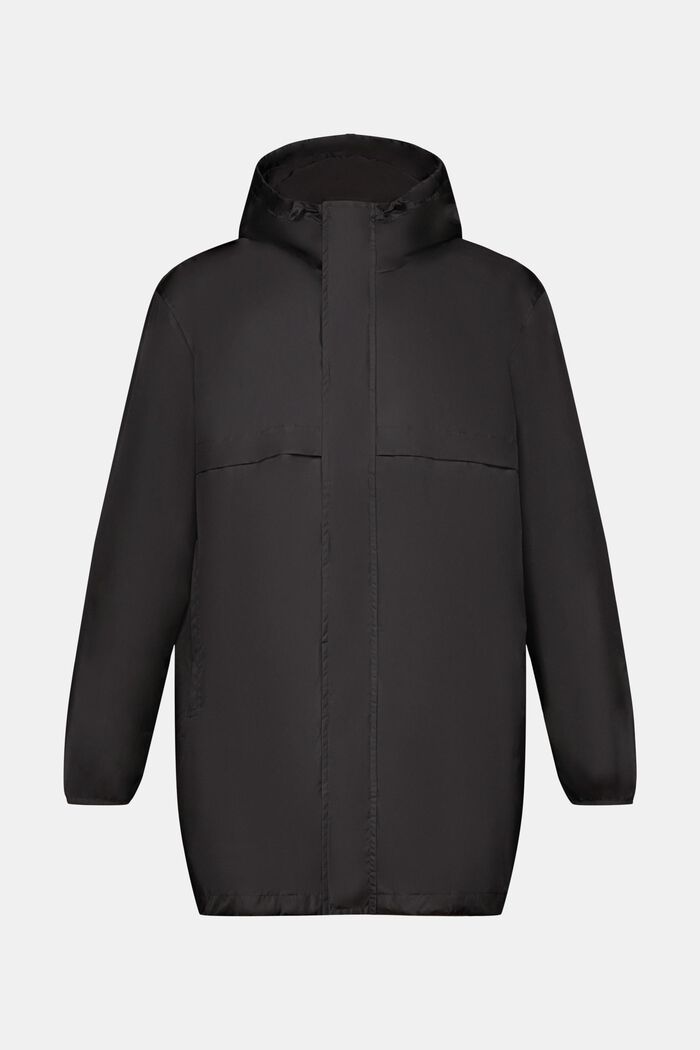 Lehká bunda s kapucí do deště, BLACK, detail image number 6