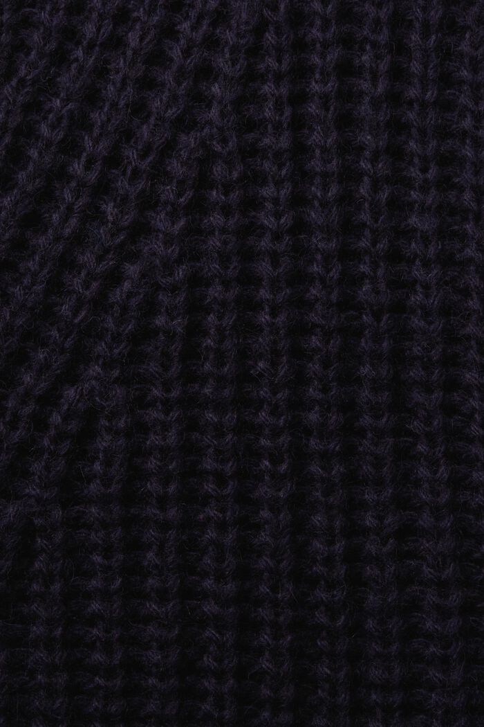 Pulovr z žebrované pleteniny, NAVY, detail image number 5