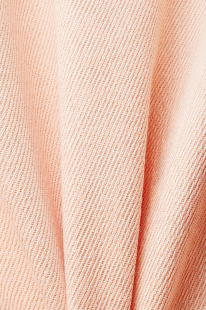 Denimové šortky s vysokým pasem a ohrnutými lemy, PASTEL PINK, detail image number 5