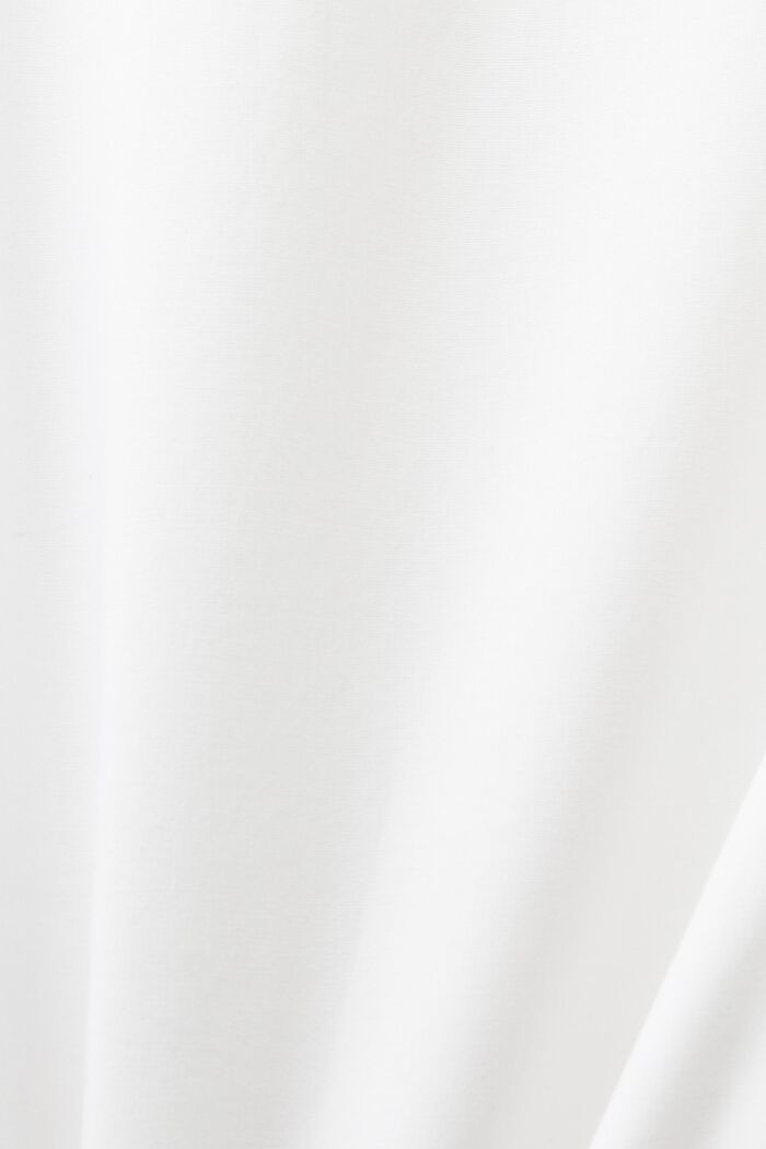 Popelínová košile s dlouhým rukávem, WHITE, detail image number 5