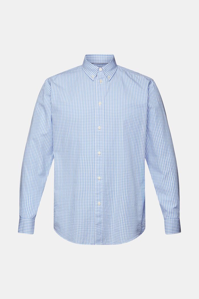Propínací košile s kárem vichy, 100% bavlna, BRIGHT BLUE, detail image number 5