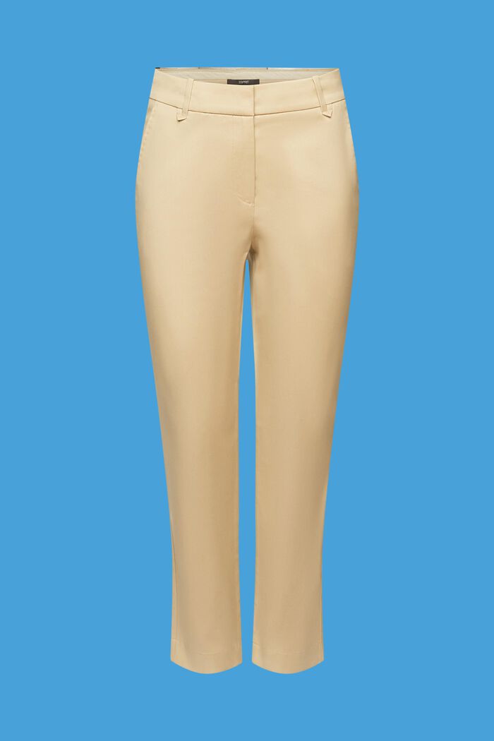 Kalhoty Slim Fit s vysokým pasem, SAND, detail image number 6